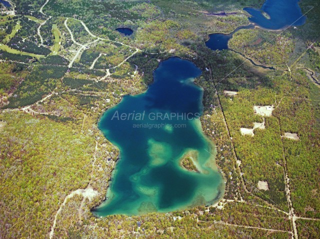 Opal Lake in Otsego County, Michigan